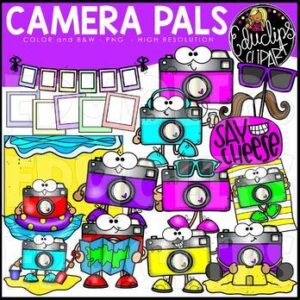 Camera Pals Clip Art Set {Educlips Clipart}