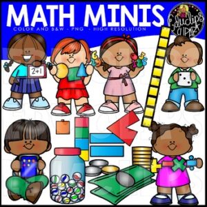 Math Minis Clip Art Set {Educlips Clipart}