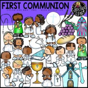 First Communion Clip Art Set {Educlips Clipart}