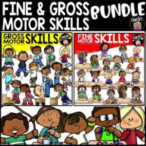 Motor Skills Clip Art Bundle {Educlips Clipart}