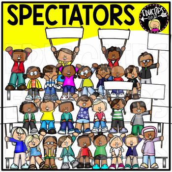 Spectators Clip Art Set {Educlips Clipart}