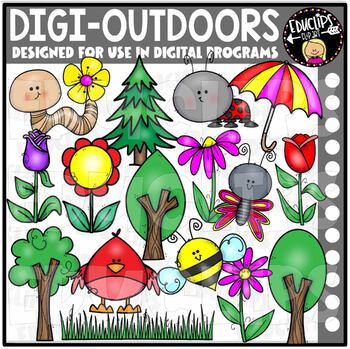 DIGI Outdoors - Movable Images Clip Art {Educlips Clipart}