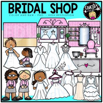 Bridal Shop Clip Art Set {Educlips Clipart}