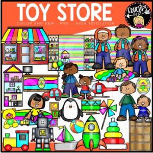 Toy Store Clip Art Set {Educlips Clipart}