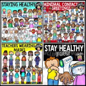 Stay Healthy Clip Art Bundle {Educlips Clipart}
