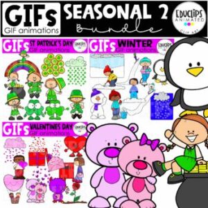 GIFs - Seasonal 2 - Animated Images - {Educlips}