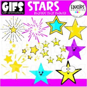 GIFs - Stars - Animated Images - {Educlips}