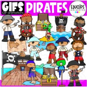 GIFs - PIRATES - Animated Images - {Educlips}