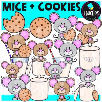 Cookies and Mice Clip Art Set {Educlips Clipart}
