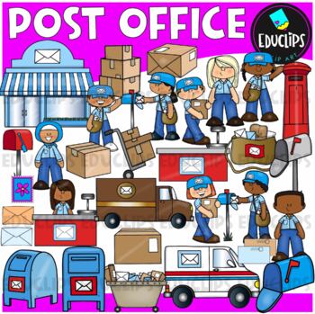Post Office Clip Art Set {Educlips Clipart}