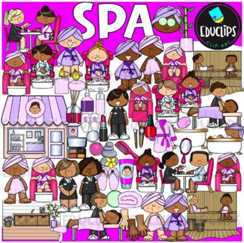 Spa Clip Art Set {Educlips Clipart}