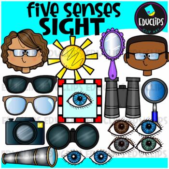 Five Senses - Sight - Clip Art Set {Educlips Clipart}