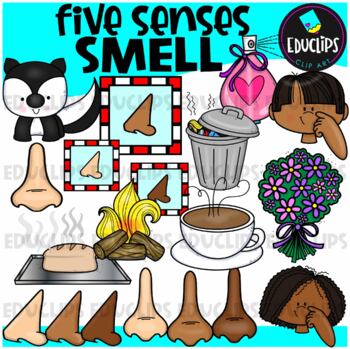 Five Senses - Smell - Clip Art Set {Educlips Clipart}