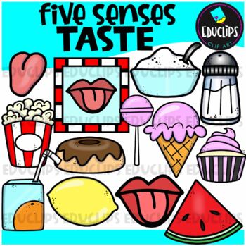 Five Senses - Taste - Clip Art Set {Educlips Clipart}