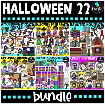 Halloween 22 Clip Art Bundle {Educlips Clipart}
