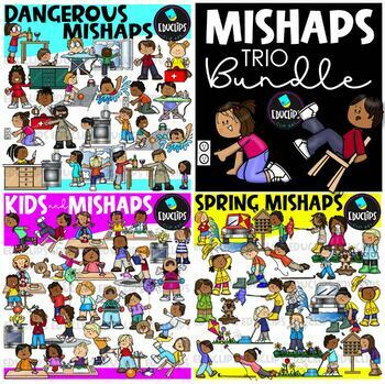 Mishaps Trio Clip Art Bundle {Educlips Clipart}