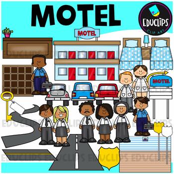 Motel Clip Art Set {Educlips Clipart}