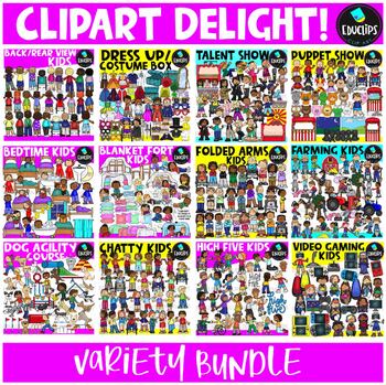 Clipart Delight Clip Art Bundle {Educlips Clipart}