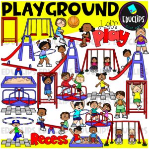 Playground Clip Art Bundle {Educlips Clipart}