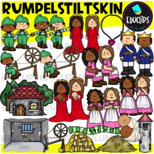 Rumpelstiltskin Clip Art Set {Educlips Clipart}