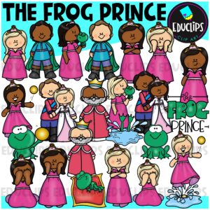 The Frog Prince Clip Art Set {Educlips Clipart}