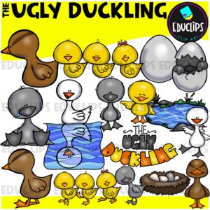 The Ugly Duckling Clip Art Bundle {Educlips Clipart}