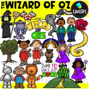The Wizard Of Oz Clip Art Bundle {Educlips Clipart}