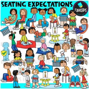 Seating Expectations  Clipart Set {Educlips Clipart}