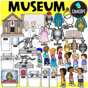 Museum Clip Art Set {Educlips Clipart}