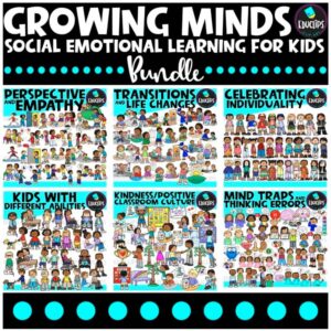 Growing Minds | Social Emotional Learning Clipart Bundle {Educlips Clipart}