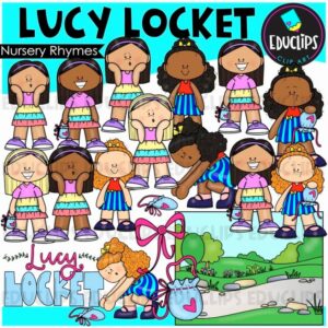 Lucy Locket Nursery Rhyme Clipart – Nursery Rhymes & Poetry Clip Art {Educlips}
