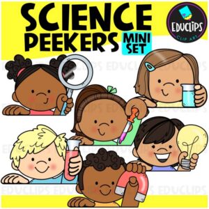 Science Peekers Mini Clipart Set {Educlips}