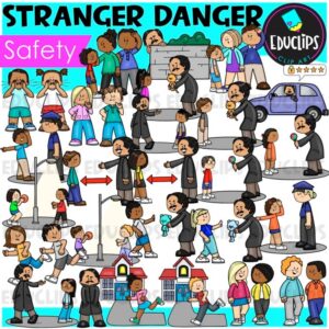 Stranger Danger | Safety Clip Art Set {Educlips Clipart}