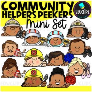 FREE Community Helpers Clipart Mini Set {Educlips}