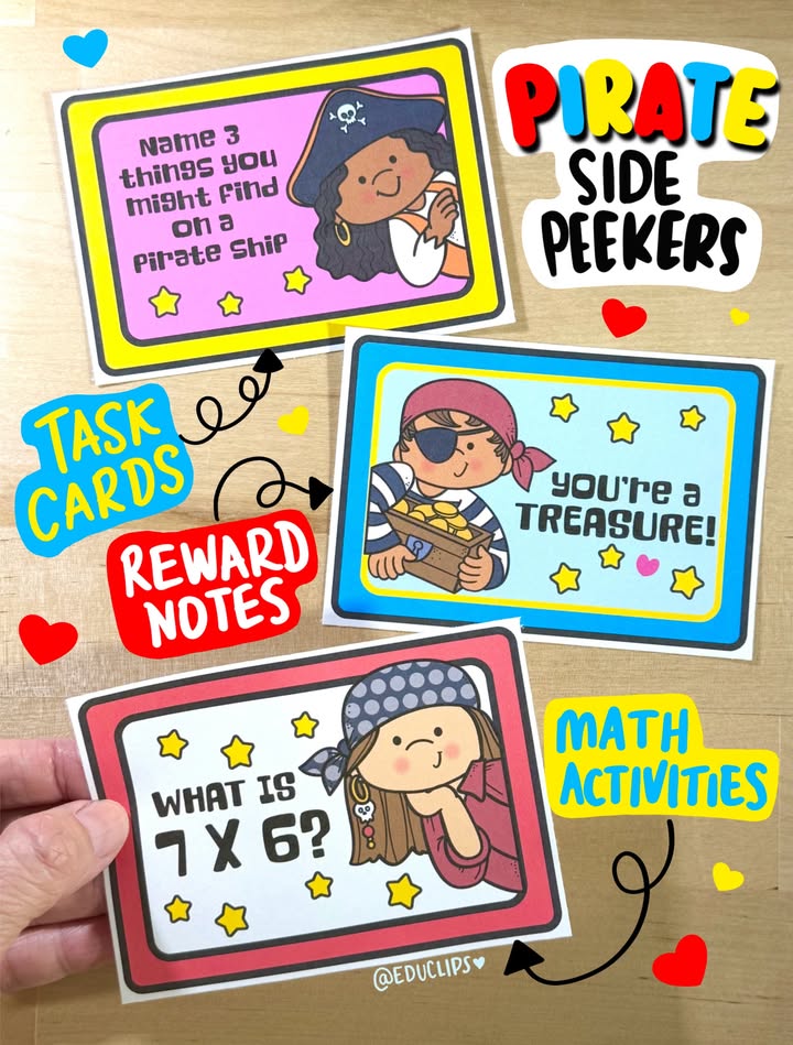 My little Pirate Side Peekers were the first to sail out of the new bundle…
